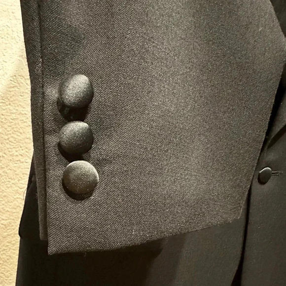 Vintage Burberry 100% Wool Blazer tailored Jacket Mens 46R Authentic - Picture 13 of 15